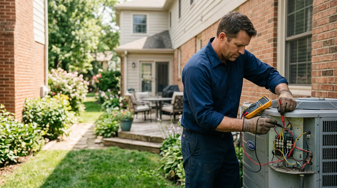 HVAC technician working near East Point, KY